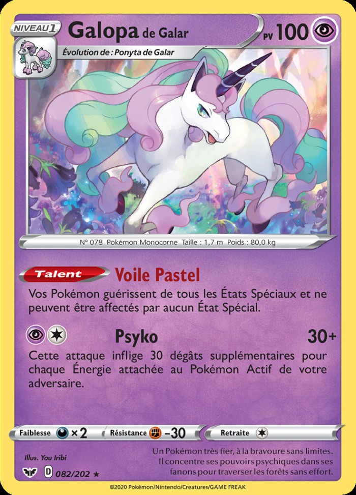 Carte Pokémon: Galopa de Galar