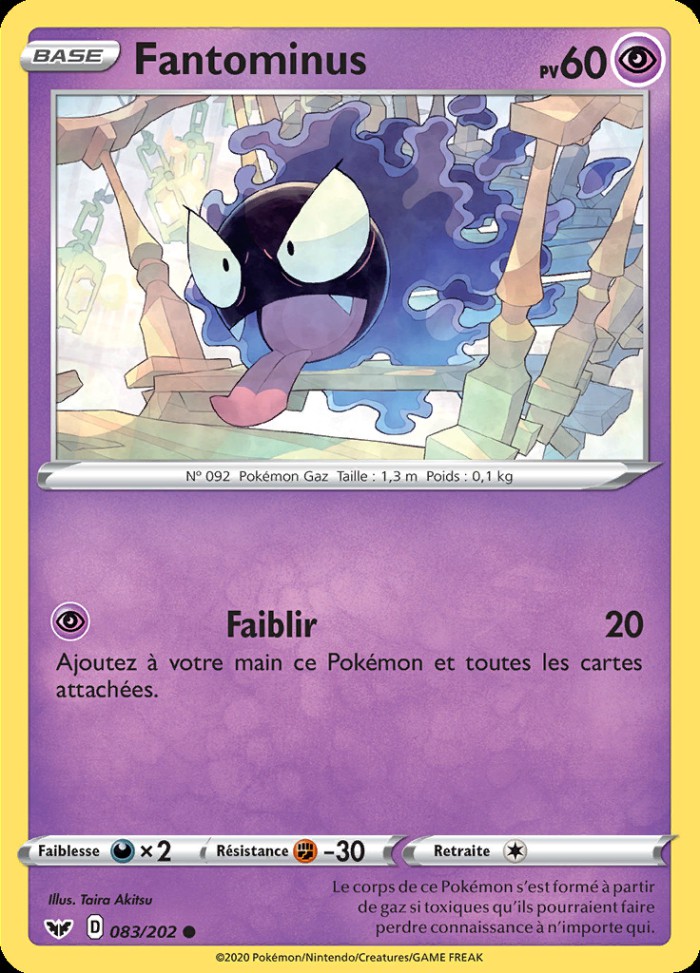 Carte Pokémon: Fantominus