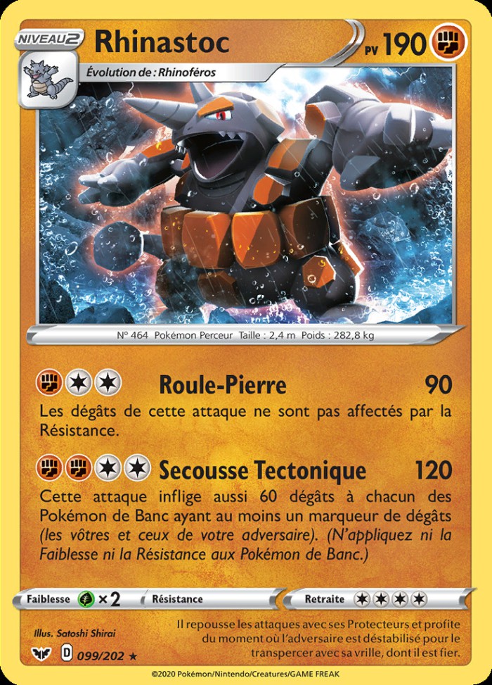 Carte Pokémon: Rhinastoc