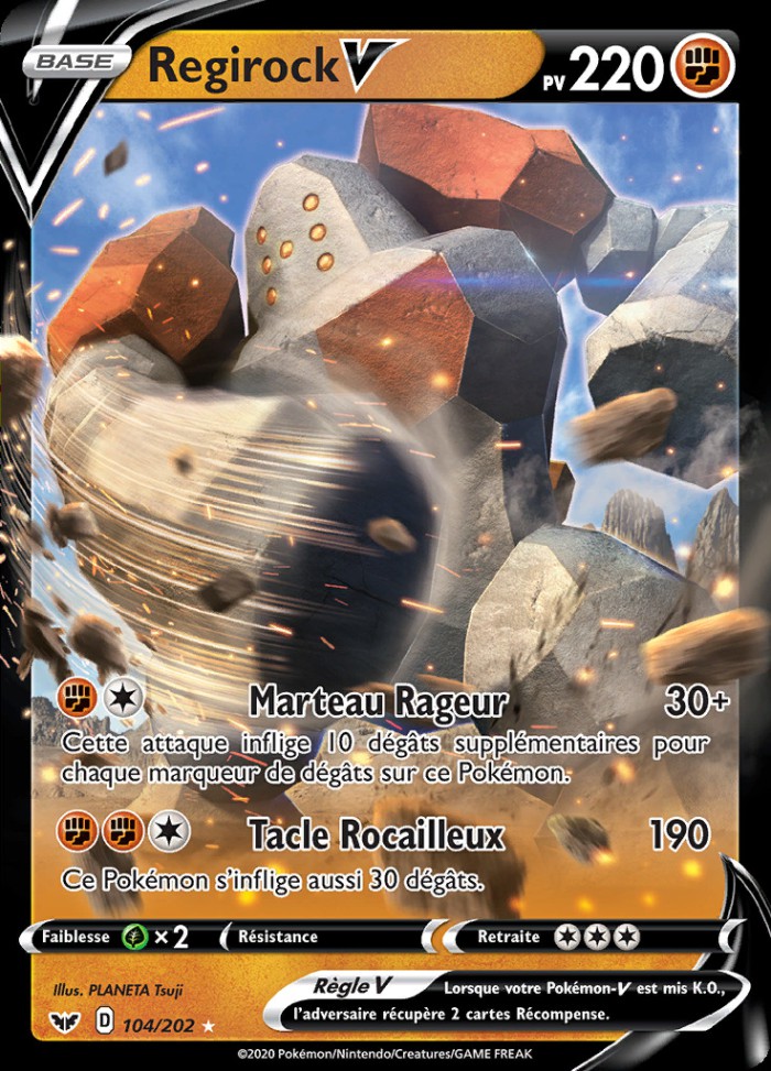 Carte Pokémon: Regirock V