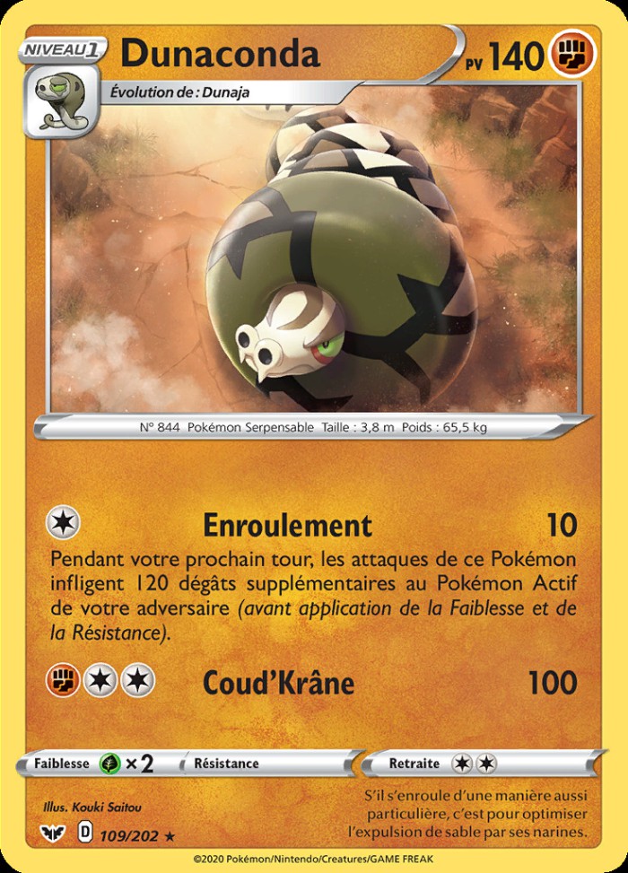 Carte Pokémon: Dunaconda