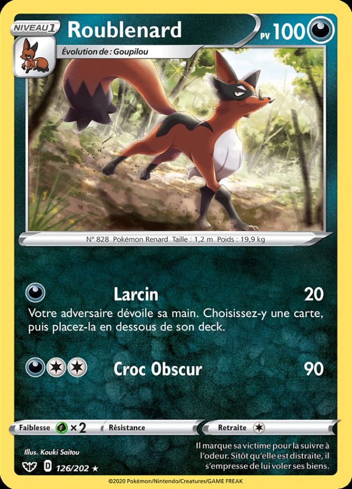 Carte Pokémon: Roublenard