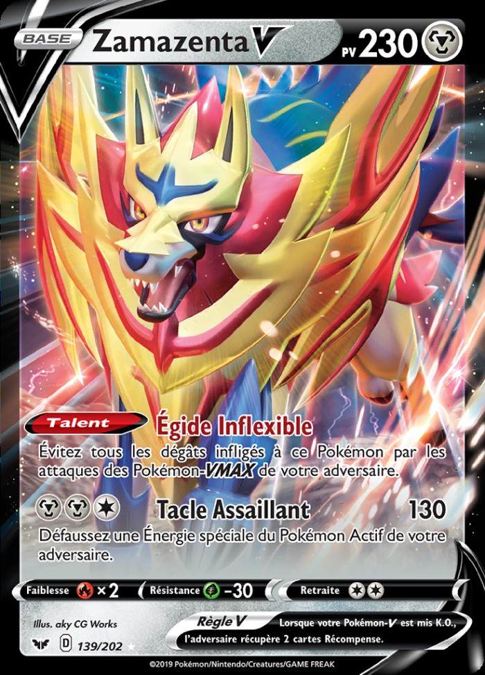 Carte Pokémon: Zamazenta V