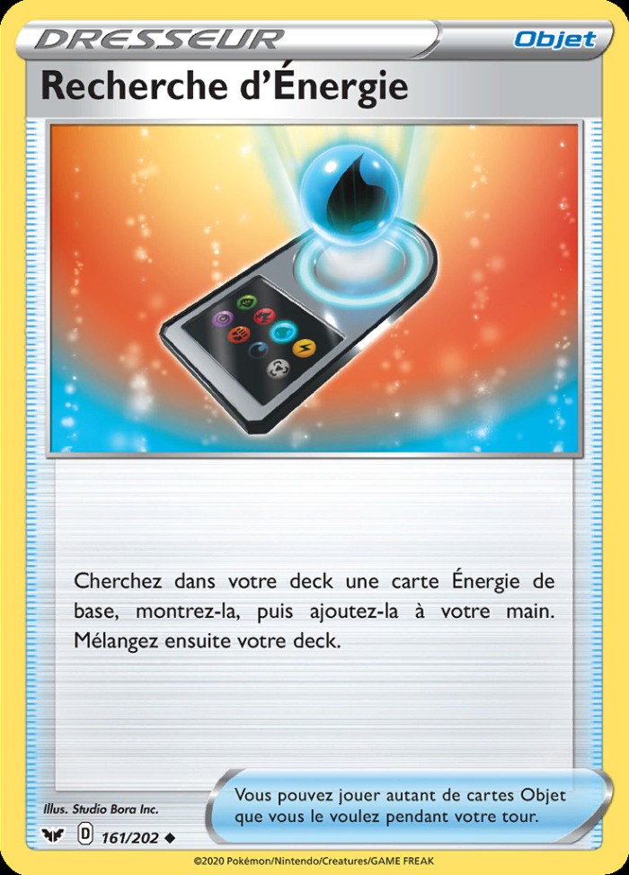 Carte Pokémon: Recherche d'Énergie