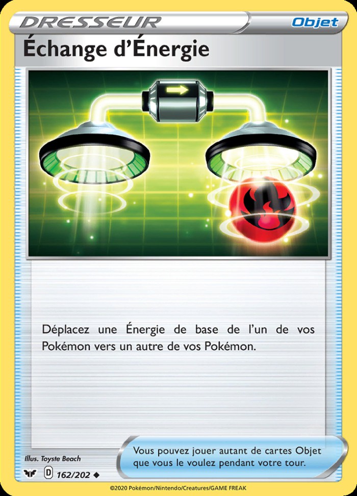 Carte Pokémon: Échange d'Énergie