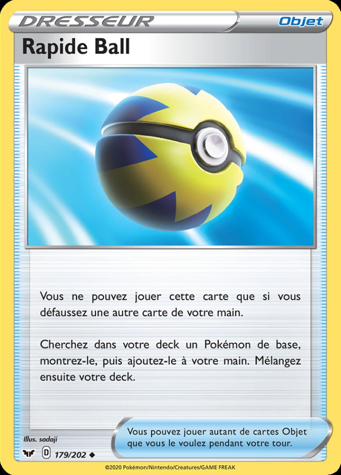 Carte Pokémon: Rapide Ball