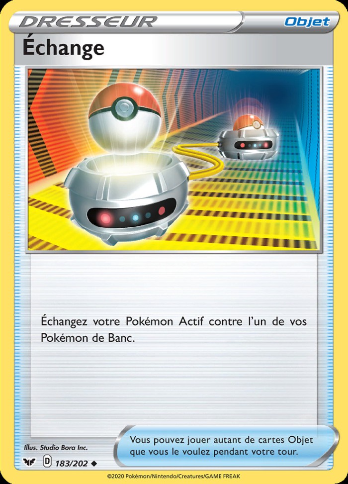 Carte Pokémon: Échange