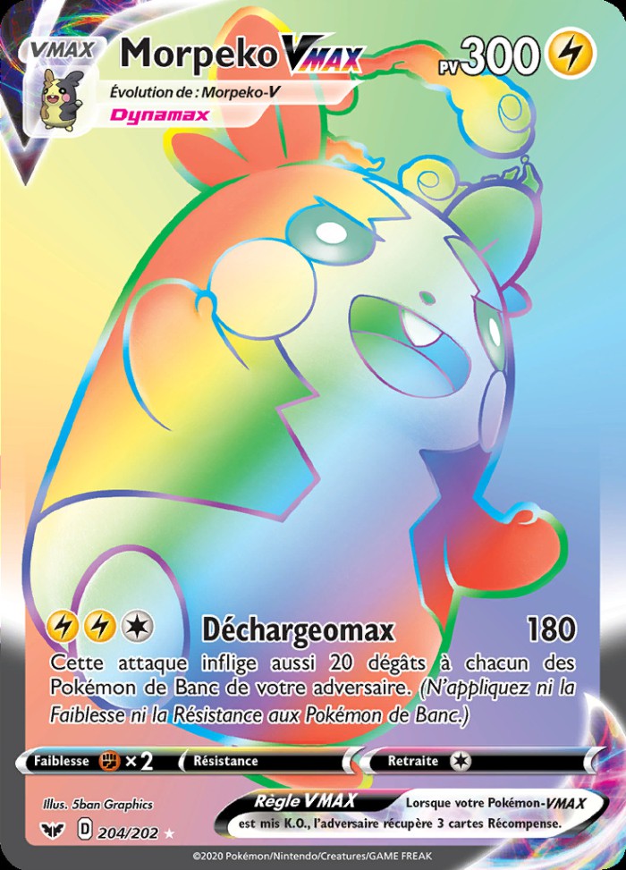 Carte Pokémon: Morpeko VMAX