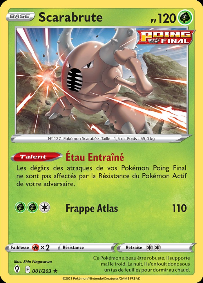 Carte Pokémon: Scarabrute