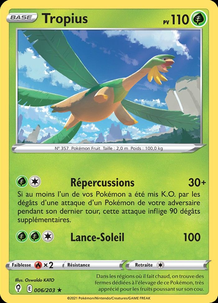 Carte Pokémon: Tropius