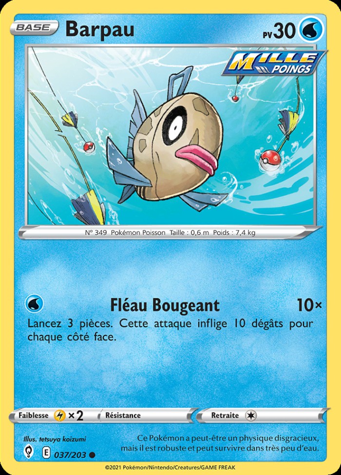 Carte Pokémon: Barpau