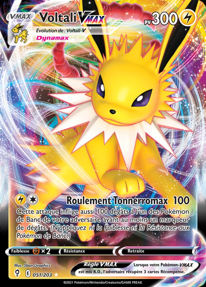 Carte Pokémon: Voltali VMAX