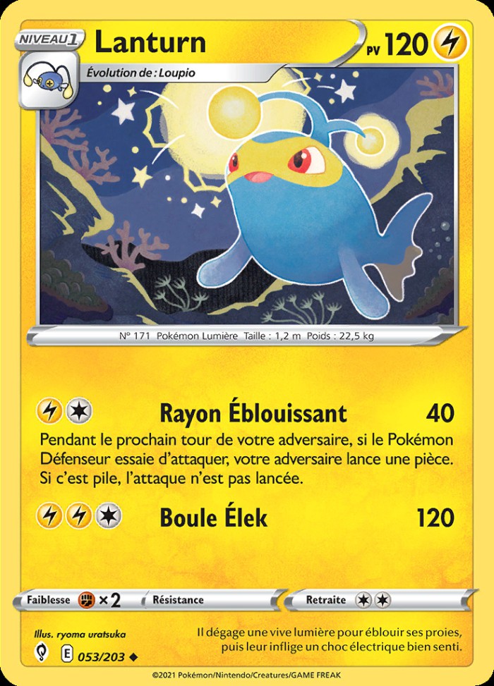 Carte Pokémon: Lanturn