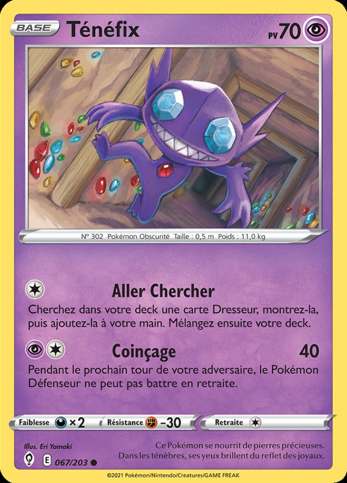 Carte Pokémon: Ténéfix