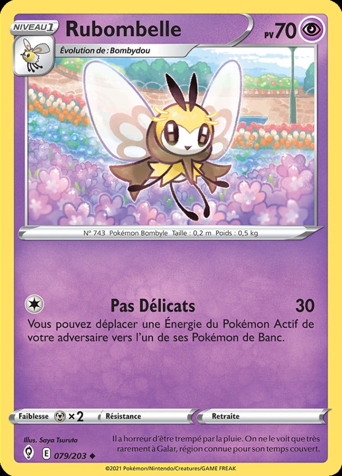 Carte Pokémon: Rubombelle