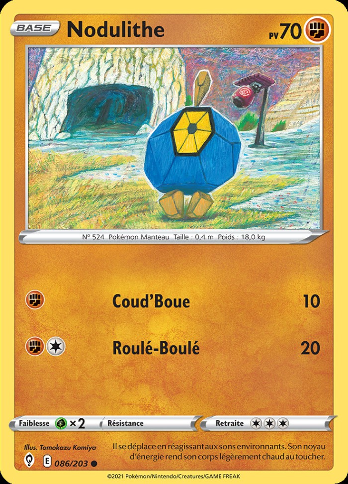 Carte Pokémon: Nodulithe