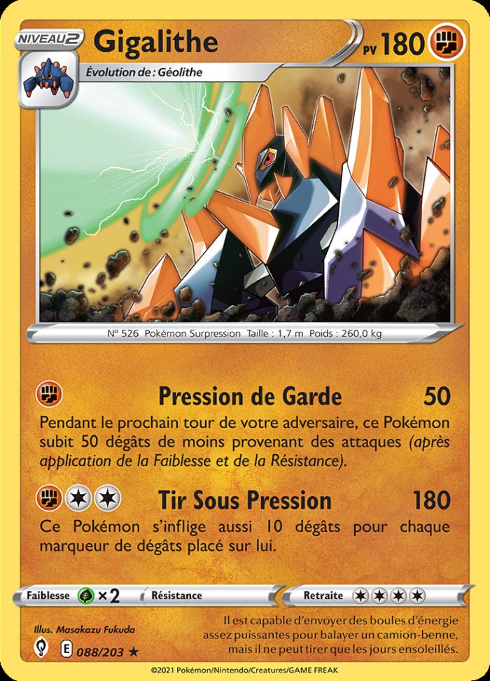 Carte Pokémon: Gigalithe