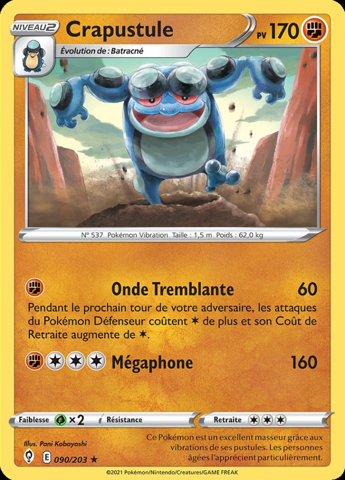 Carte Pokémon: Crapustule