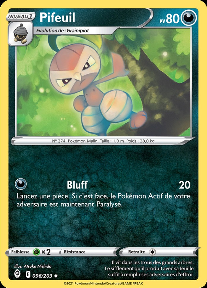 Carte Pokémon: Pifeuil