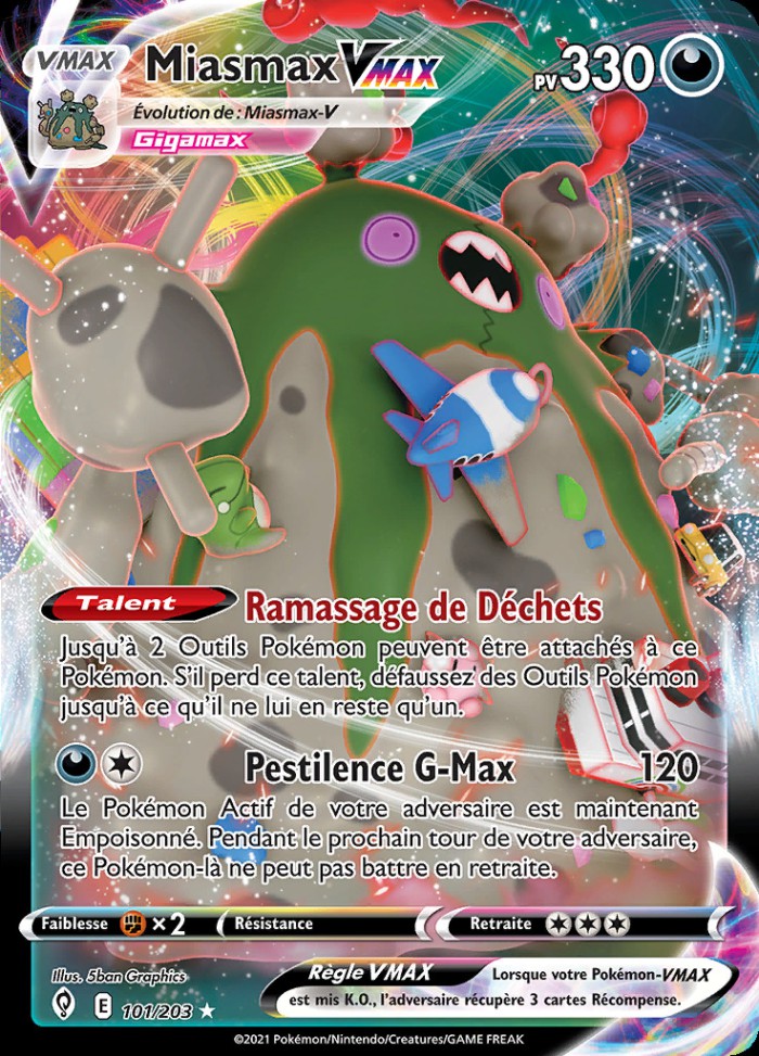 Carte Pokémon: Miasmax VMAX