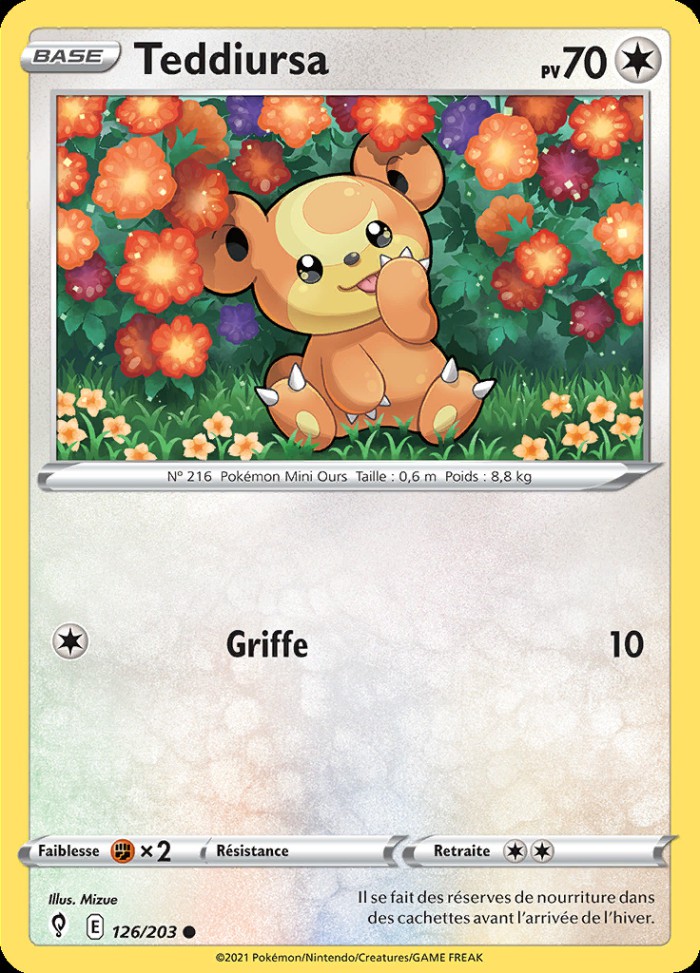 Carte Pokémon: Teddiursa