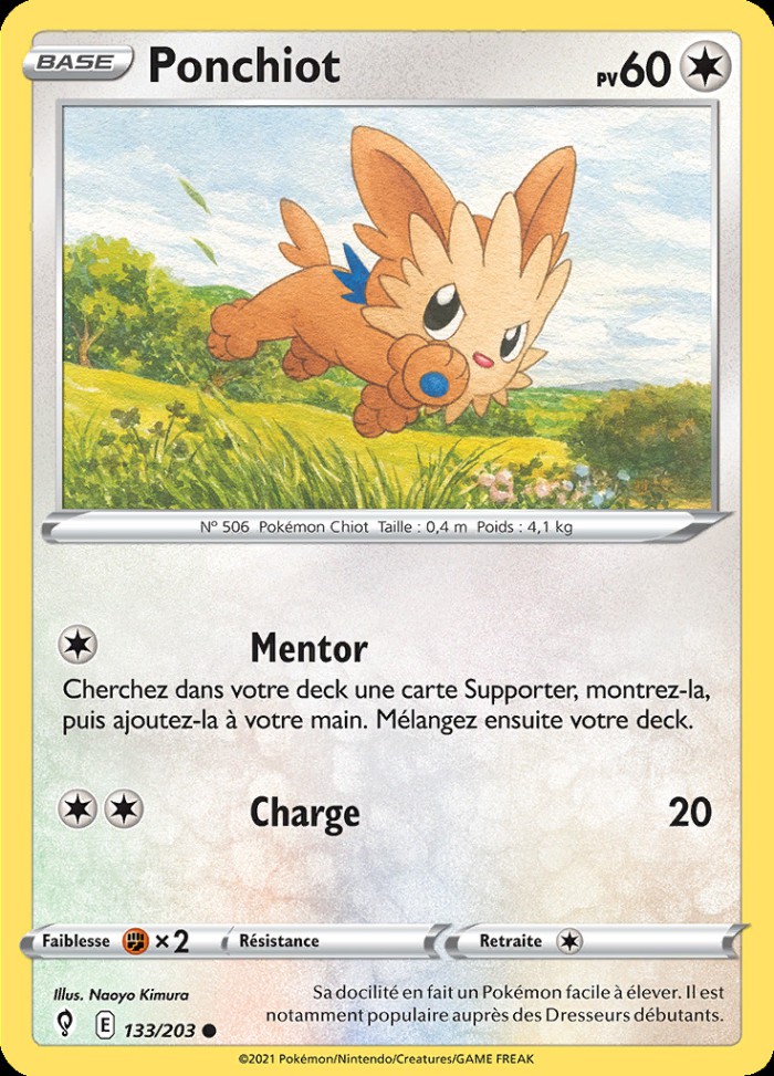 Carte Pokémon: Ponchiot