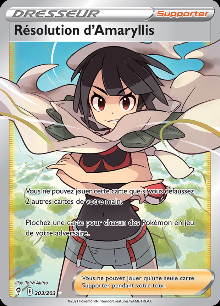 Carte Pokémon: Résolution d'Amaryllis