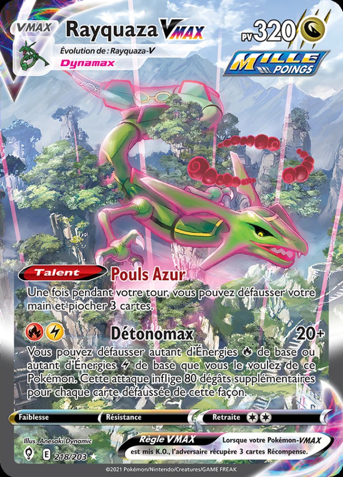 Carte Pokémon: Rayquaza VMAX