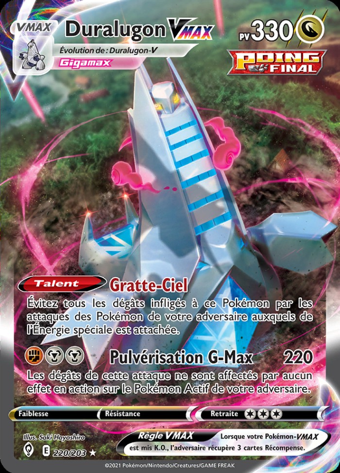 Carte Pokémon: Duralugon VMAX