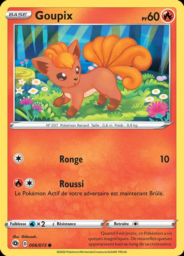 Carte Pokémon: Goupix