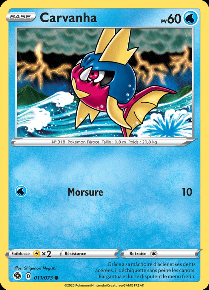 Carte Pokémon: Carvanha