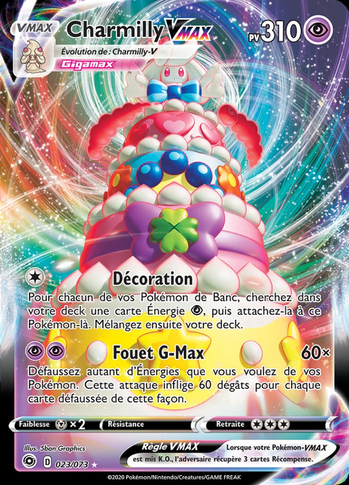 Carte Pokémon: Charmilly VMAX