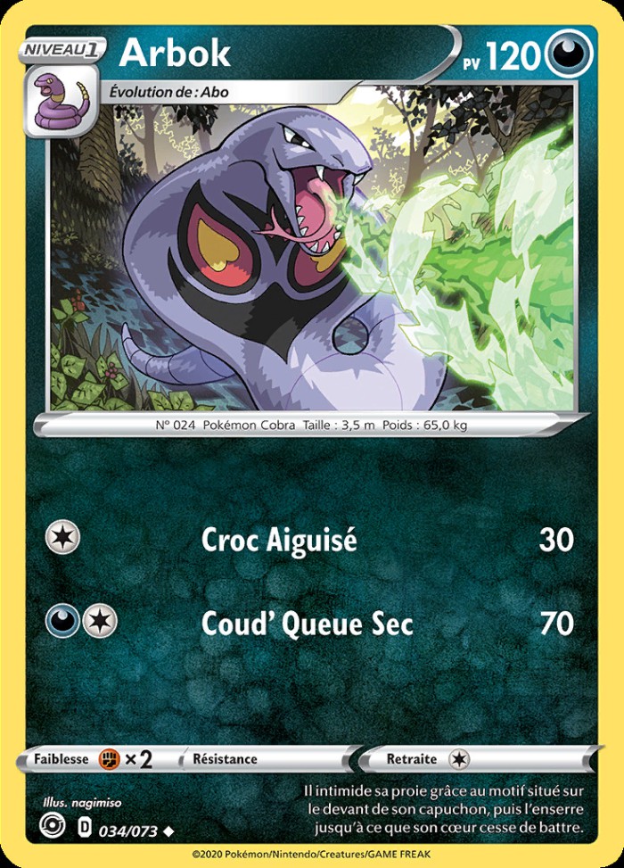 Carte Pokémon: Arbok