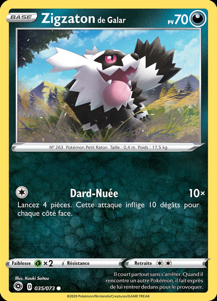 Carte Pokémon: Zigzaton de Galar