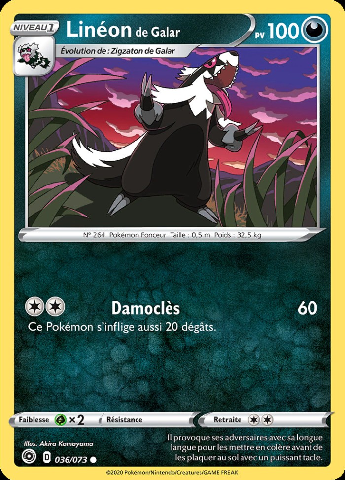 Carte Pokémon: Linéon de Galar