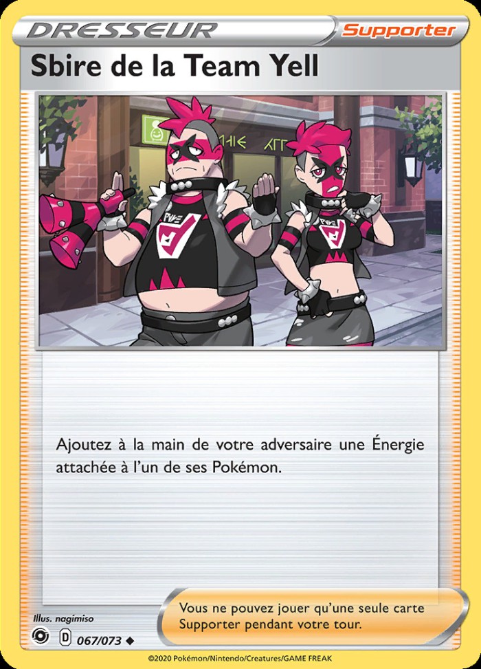 Carte Pokémon: Sbire de la Team Yell