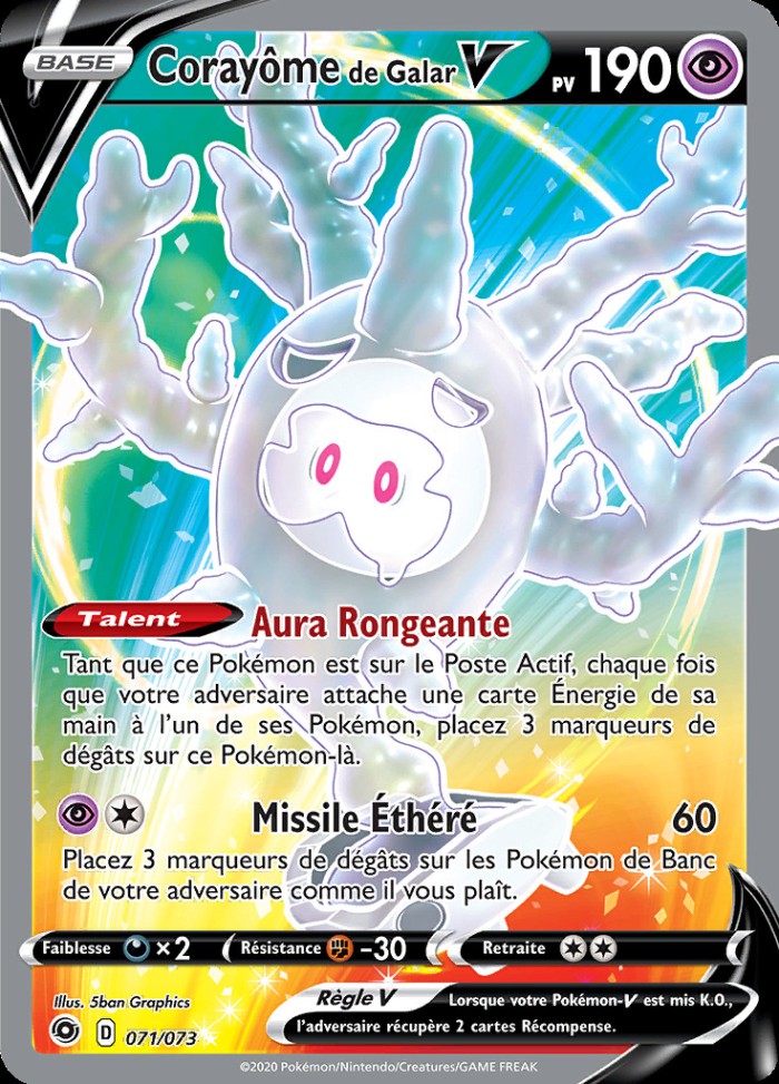 Carte Pokémon: Corayôme de Galar V