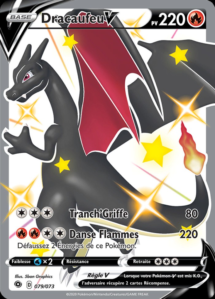 Carte Pokémon: Dracaufeu V