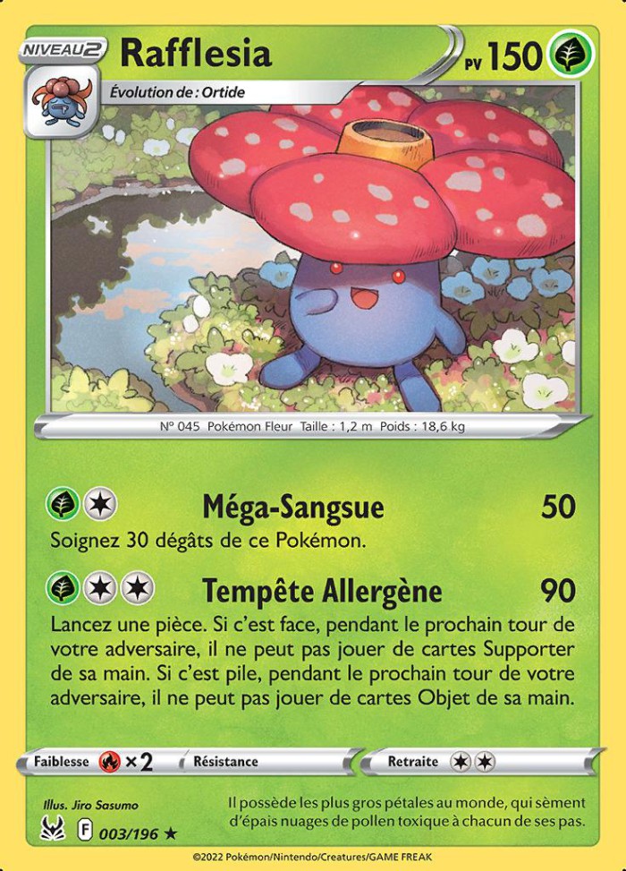 Carte Pokémon: Rafflesia