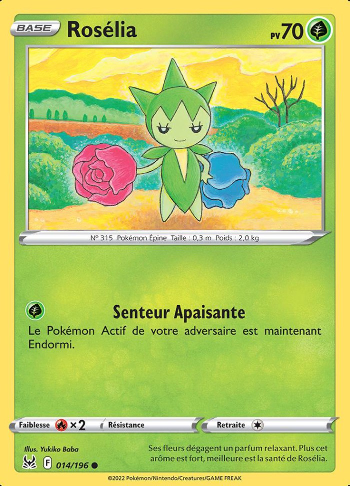 Carte Pokémon: Rosélia