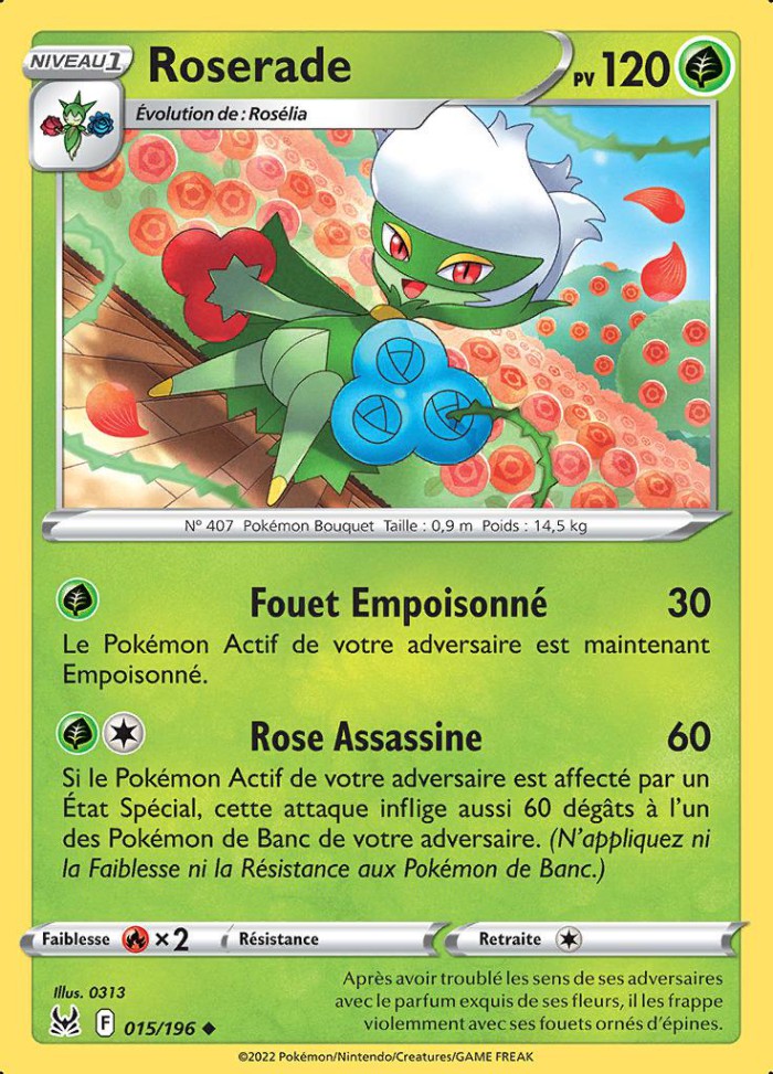 Carte Pokémon: Roserade