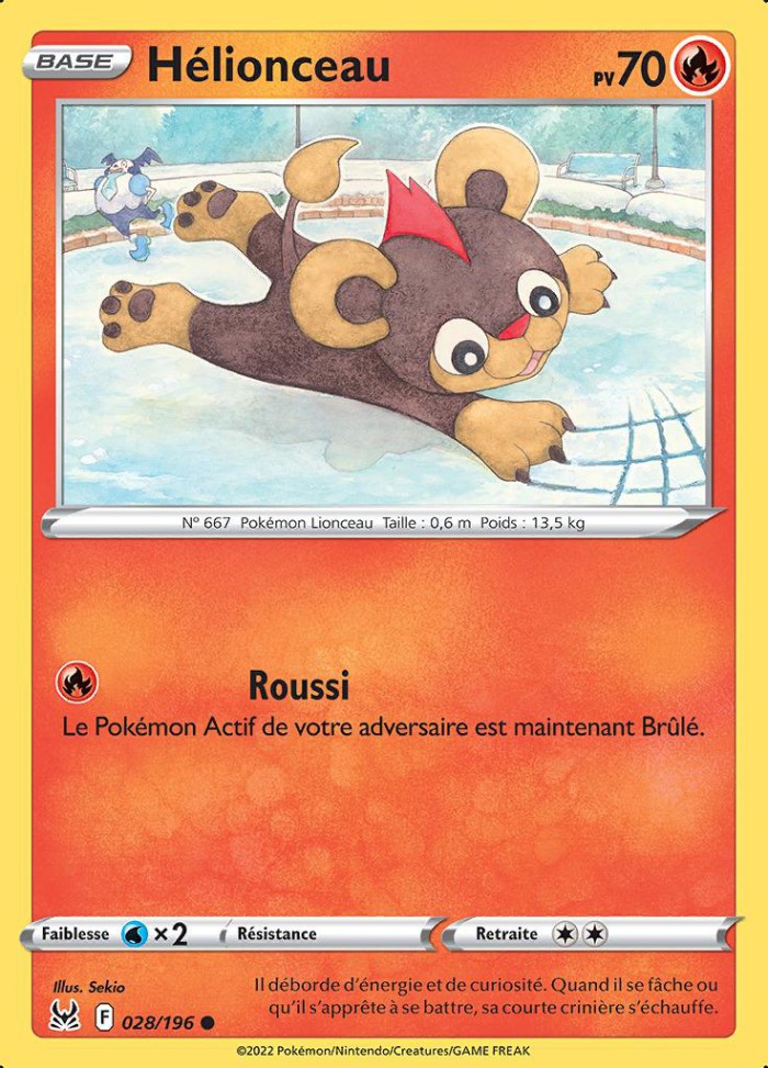 Carte Pokémon: Hélionceau