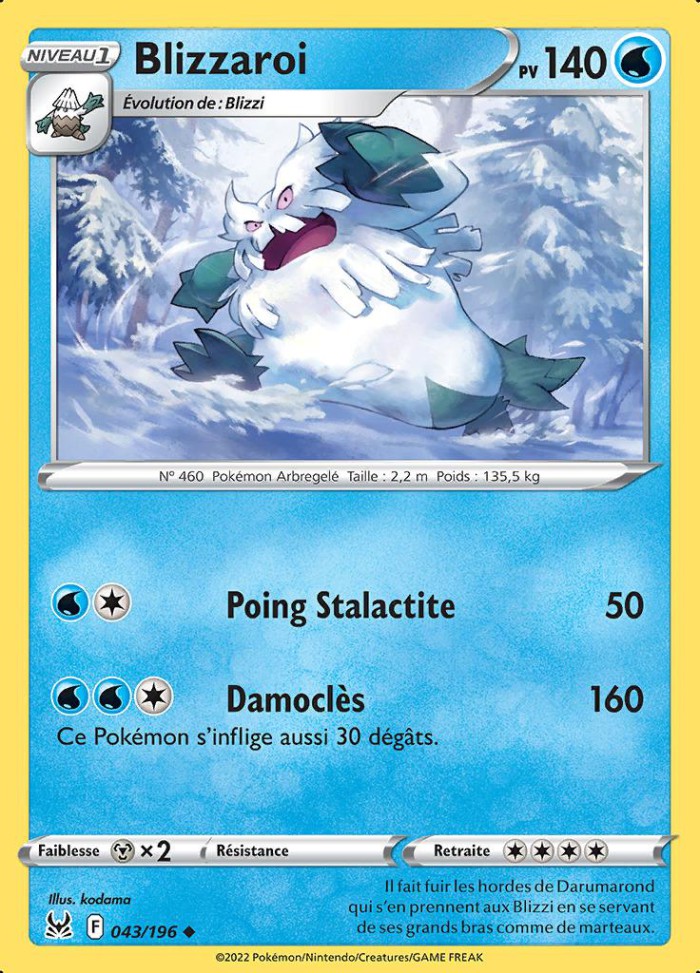 Carte Pokémon: Blizzaroi