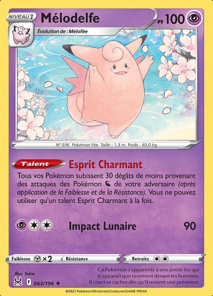 Carte Pokémon: Mélodelfe