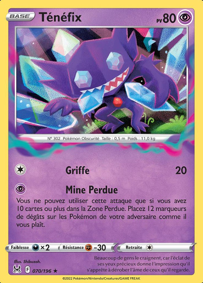 Carte Pokémon: Ténéfix