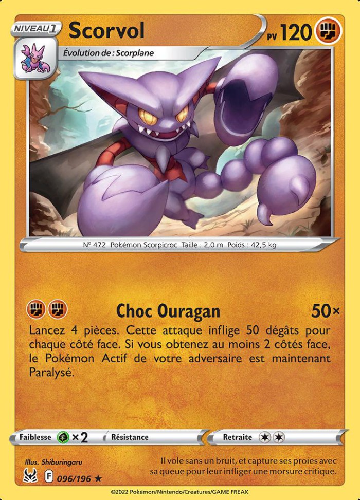 Carte Pokémon: Scorvol