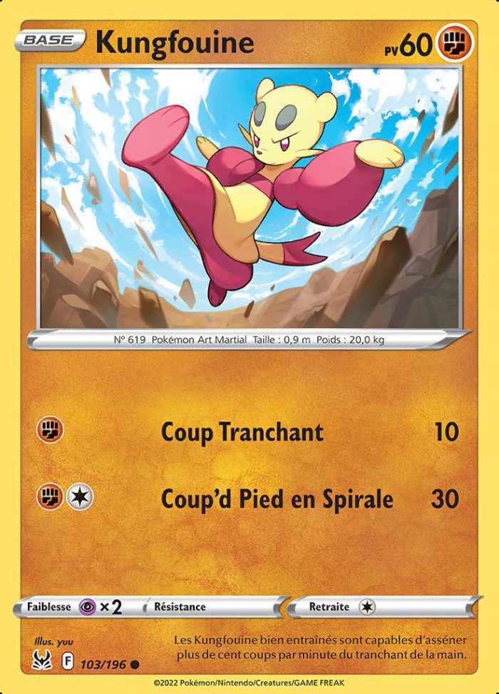 Carte Pokémon: Kungfouine