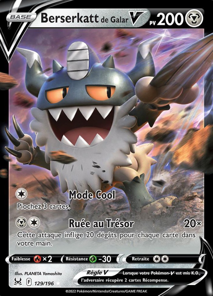 Carte Pokémon: Berserkatt de Galar V