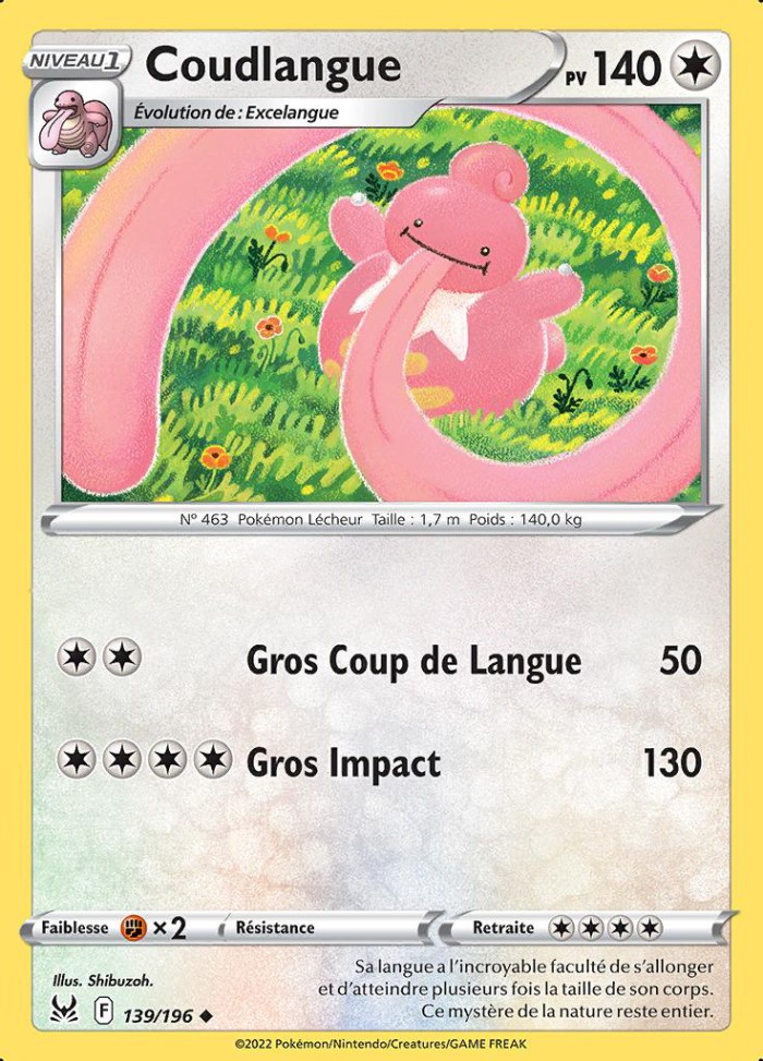 Carte Pokémon: Coudlangue