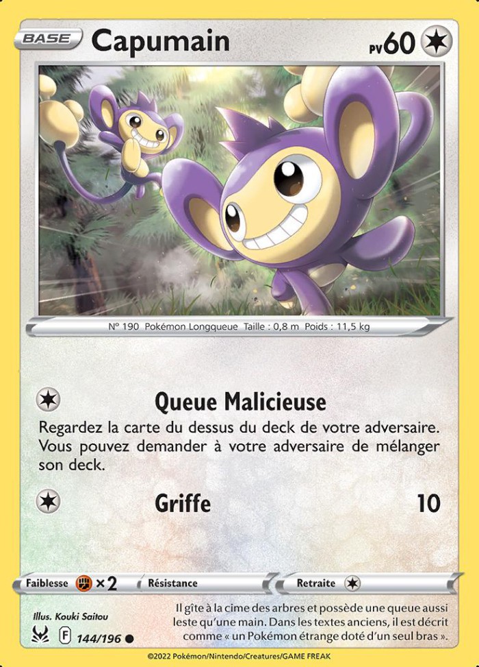 Carte Pokémon: Capumain